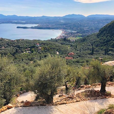 House Teigan Of Villa Intaba Breath Taking Sea Views Corfiot Riviera Corfu Island Greece With Pool Close To Ipsos Beach Pyrgi  エクステリア 写真