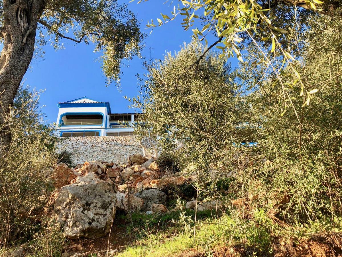 House Teigan Of Villa Intaba Breath Taking Sea Views Corfiot Riviera Corfu Island Greece With Pool Close To Ipsos Beach Pyrgi  エクステリア 写真