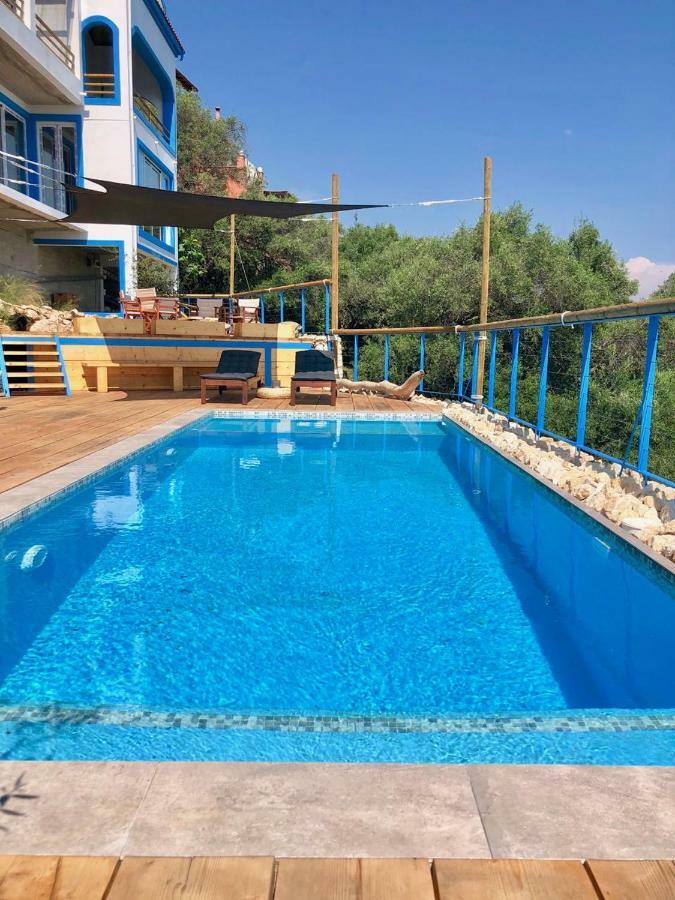 House Teigan Of Villa Intaba Breath Taking Sea Views Corfiot Riviera Corfu Island Greece With Pool Close To Ipsos Beach Pyrgi  エクステリア 写真